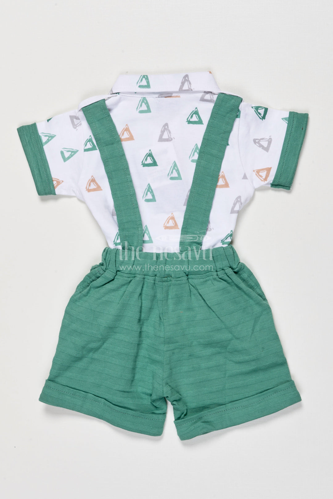 The Nesavu Boys Casual Set Boys Cotton Printed Set for Summer Days and Outdoor Play Nesavu Nesavu boys cotton printed t-shirt shorts set active toddlers summer outdoor fun