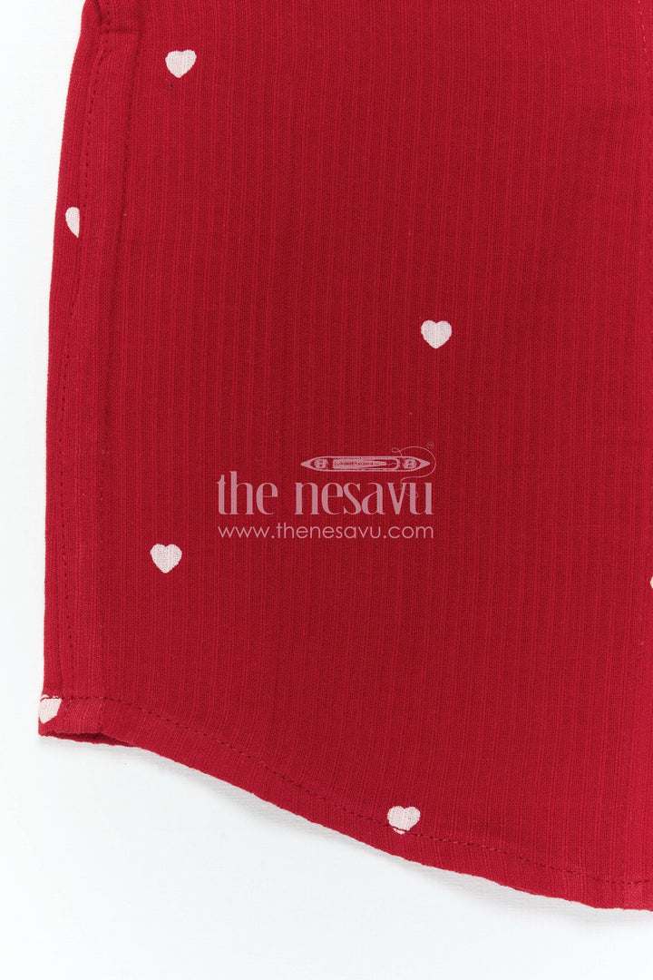 The Nesavu Boys Cotton Shirt Boys Cotton Shirt for Birthday Parties and Special Occasions Nesavu Nesavu Boys Crinkle Cotton Printed Shirt For Birthday Parties And Special Occasions With Soft Breathable Fabric