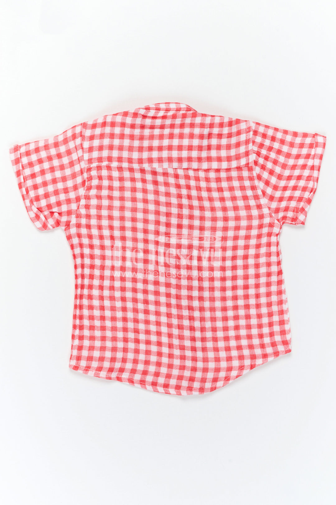 The Nesavu Boys Cotton Shirt Boys Cotton Shirt for Casual Outings and Everyday Comfort Nesavu Nesavu Boys Cotton Checked Shirt For Casual Outings And Everyday Wear With Breathable Comfortable Fabric
