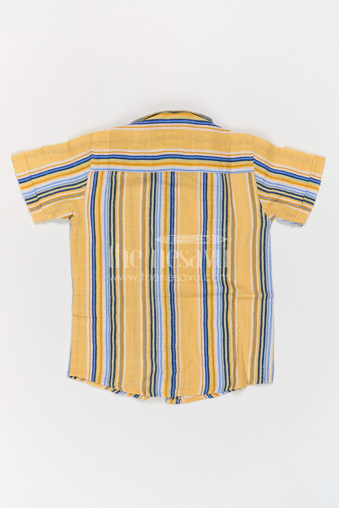 The Nesavu Boys Cotton Shirt Boys Cotton Shirt for Casual Outings and Everyday Wear Nesavu Nesavu Boys Cotton Striped Shirt For Casual Outings Breathable Comfortable Everyday Wear For Kids