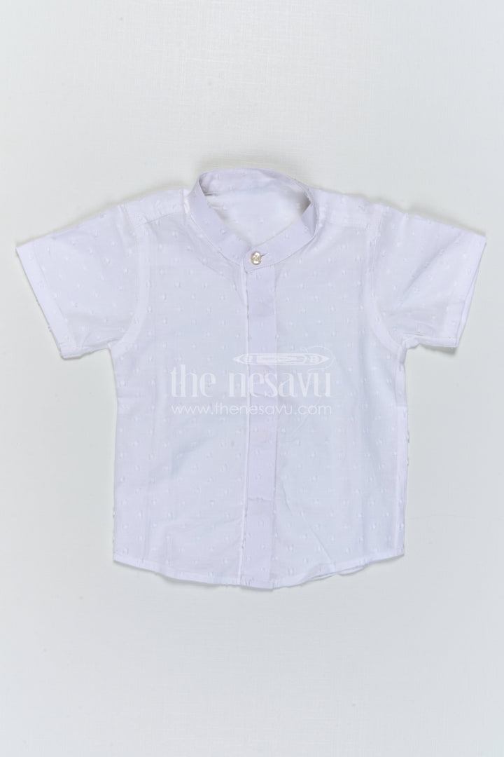 The Nesavu Boys Cotton Shirt Boys Cotton Shirt for Festive Outings and Family Gatherings Nesavu Nesavu Boys Cotton Shirt For Festive Outings And Smart Casual Everyday Wear