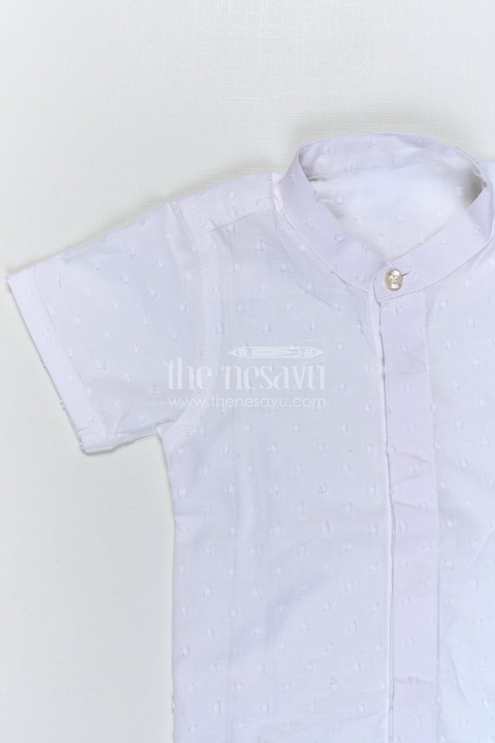 The Nesavu Boys Cotton Shirt Boys Cotton Shirt for Festive Outings and Family Gatherings Nesavu Nesavu Boys Cotton Shirt For Festive Outings And Smart Casual Everyday Wear
