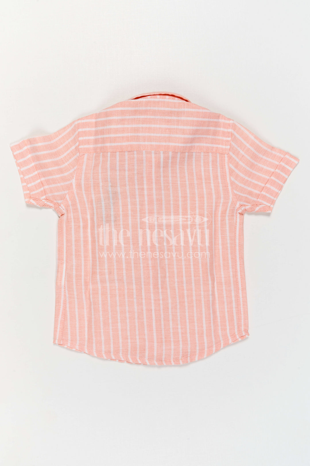 The Nesavu Boys Cotton Shirt Boys Cotton Shirt for Outings and Everyday Wear Nesavu Nesavu Boys Cotton Striped Shirt For Casual Outings Breathable Comfortable Everyday Wear For Kids