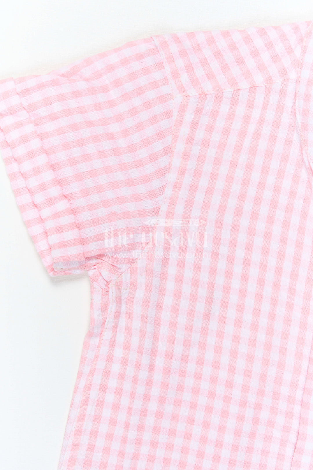 The Nesavu Boys Cotton Shirt Boys Cotton Shirt for Summer Outings and Lightweight Nesavu Nesavu Boys Seersucker Cotton Shirt For Summer Outings And Lightweight Daily Wear With Breathable Fabric