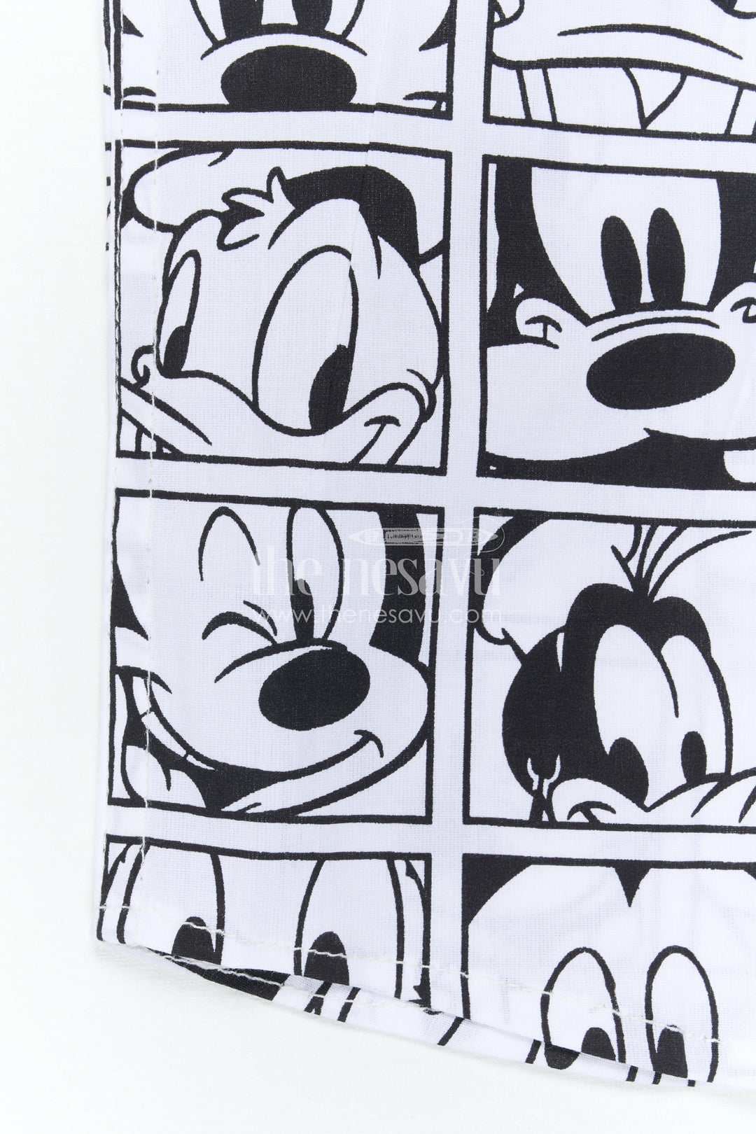 The Nesavu Boys Cotton Shirt Boys Cotton Shirt with Cartoon Print for Playful Dates Nesavu Nesavu Boys Cotton Cartoon Printed Shirt For Fun Outings And Casual Wear With Breathable Fabric