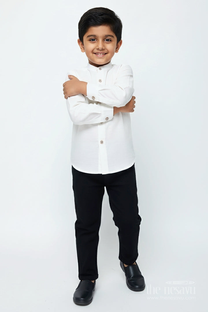 The Nesavu Boys Jacket Sets Boys Cotton Velvet Jacket Set for Weddings and Traditional Events Nesavu Nesavu boys cotton velvet jacket set deer motif festive events ceremonies