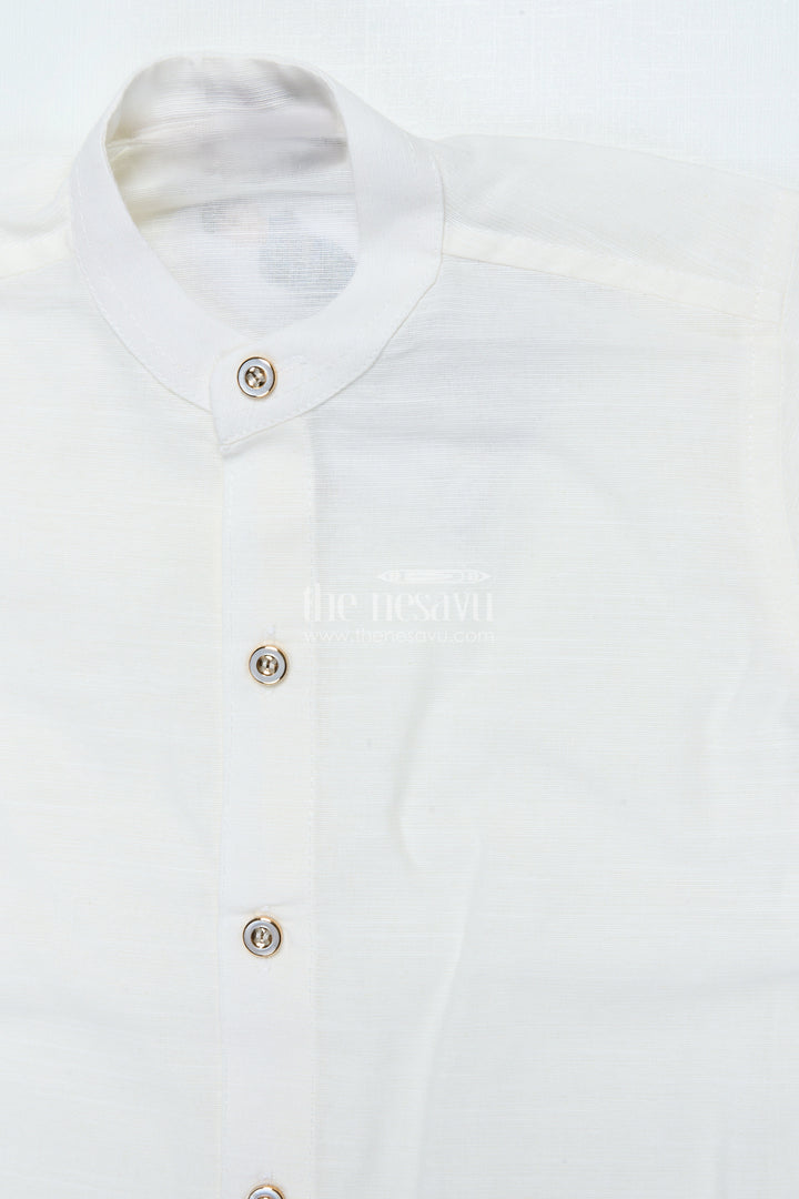 The Nesavu Boys Jacket Sets Boys Cotton Velvet Jacket Set for Weddings and Traditional Events Nesavu Nesavu boys cotton velvet jacket set deer motif festive events ceremonies