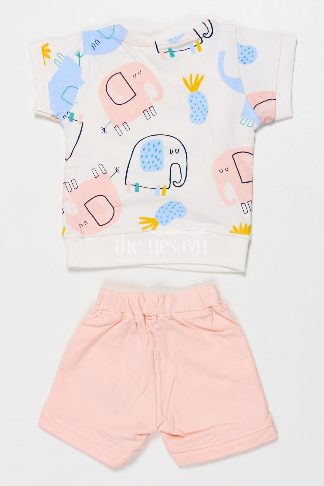 The Nesavu Boys Casual Set Boys Digital Print Cotton Set for Playful Moments and Daily Comfort Nesavu Nesavu boys digital print cotton casual set shorts everyday wear playful styling