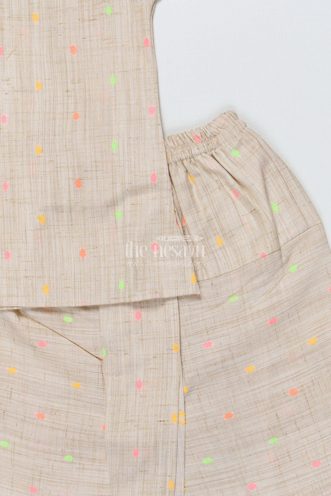 The Nesavu Boys Kurtha Set Boys Digital Print Kurta Set for Traditional School Events Nesavu Nesavu boys printed cotton kurta set ethnic school events traditional celebrations