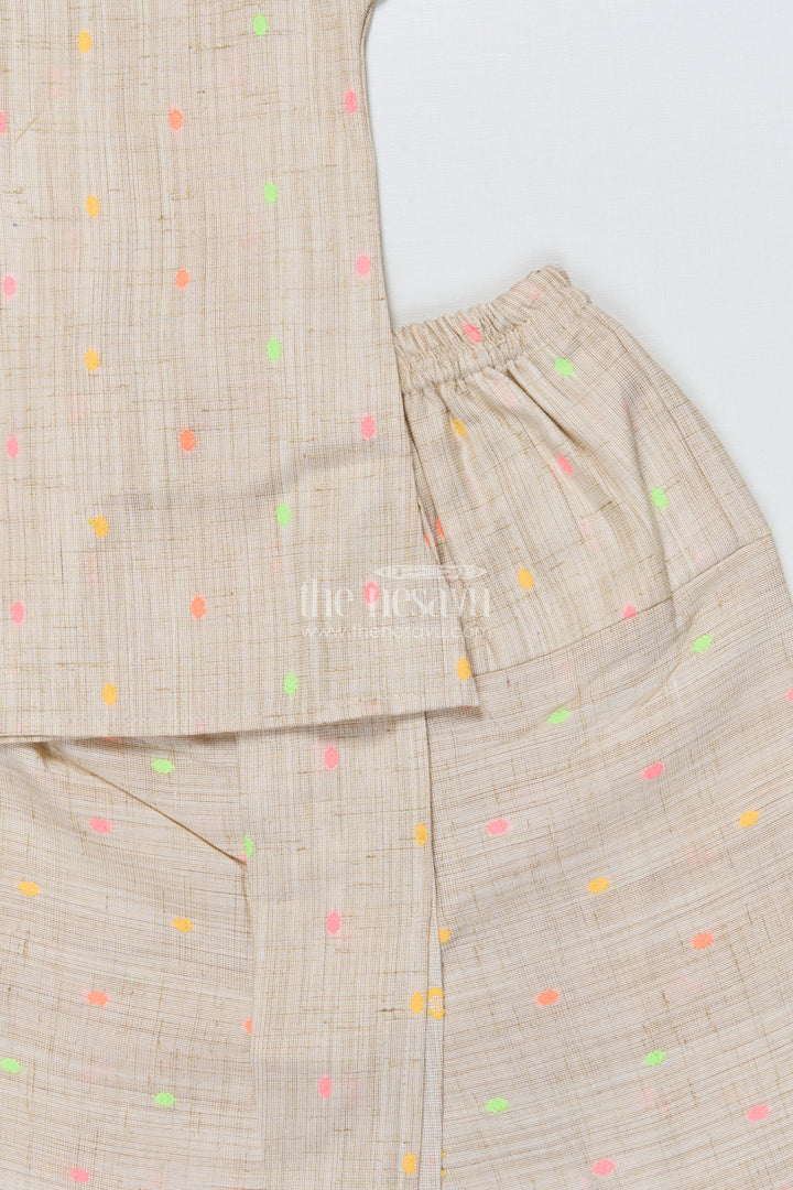 The Nesavu Boys Kurtha Set Boys Digital Print Kurta Set for Traditional School Events Nesavu Nesavu boys printed cotton kurta set ethnic school events traditional celebrations