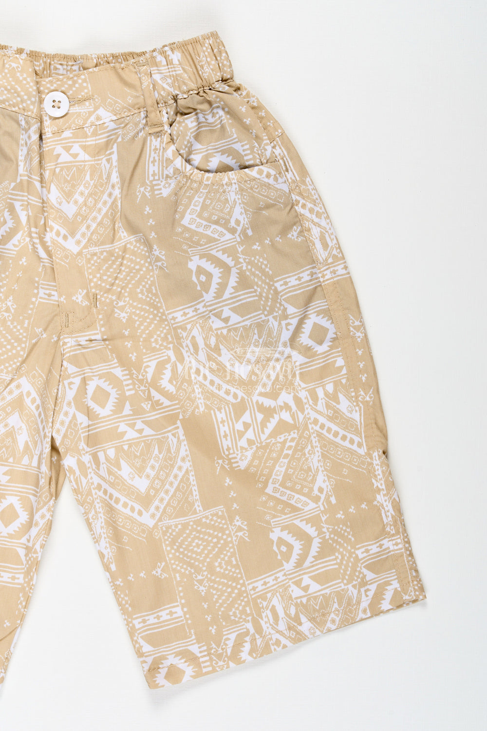 The Nesavu Boys Shorts Boys Digital Printed Shorts in Yellow Cotton Blend with Lightweight Feel and Stylish Fit Nesavu Nesavu Yellow Boys Digital Printed Cotton Shorts Lightweight Comfort Playful Design