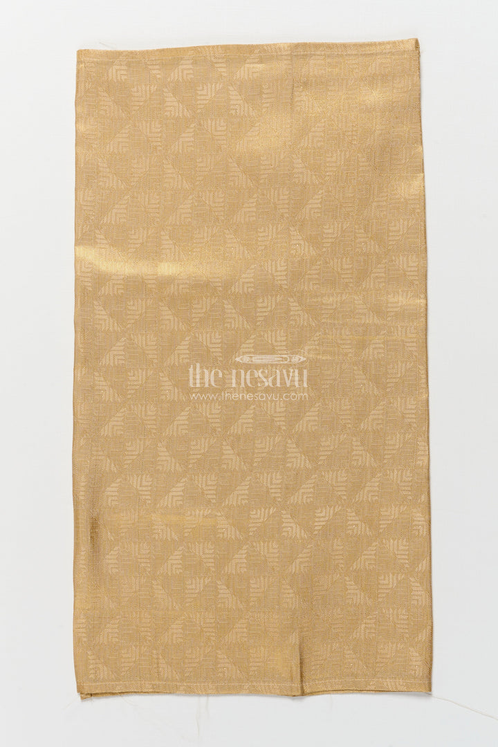 The Nesavu Boys Vesti Boys Embossed Vesti for Poojas and Cultural Family Events Nesavu Nesavu boys tissue vesti all-over embossed pattern poojas family celebrations