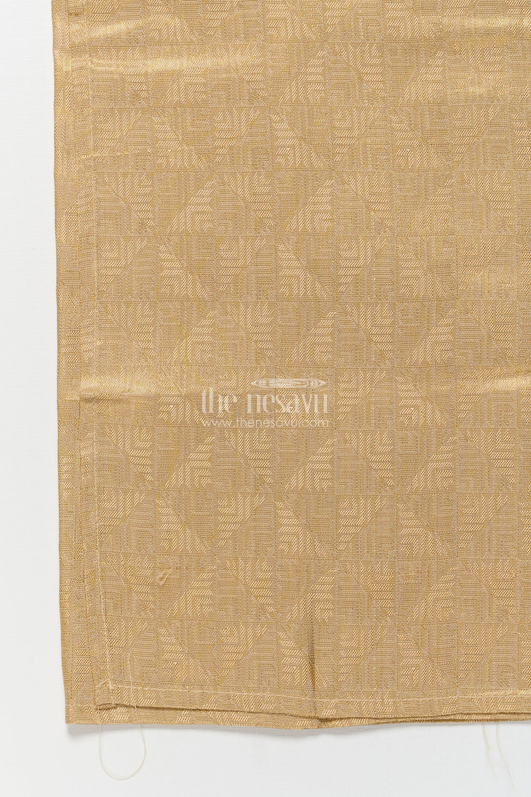 The Nesavu Boys Vesti Boys Embossed Vesti for Poojas and Cultural Family Events Nesavu Nesavu boys tissue vesti all-over embossed pattern poojas family celebrations