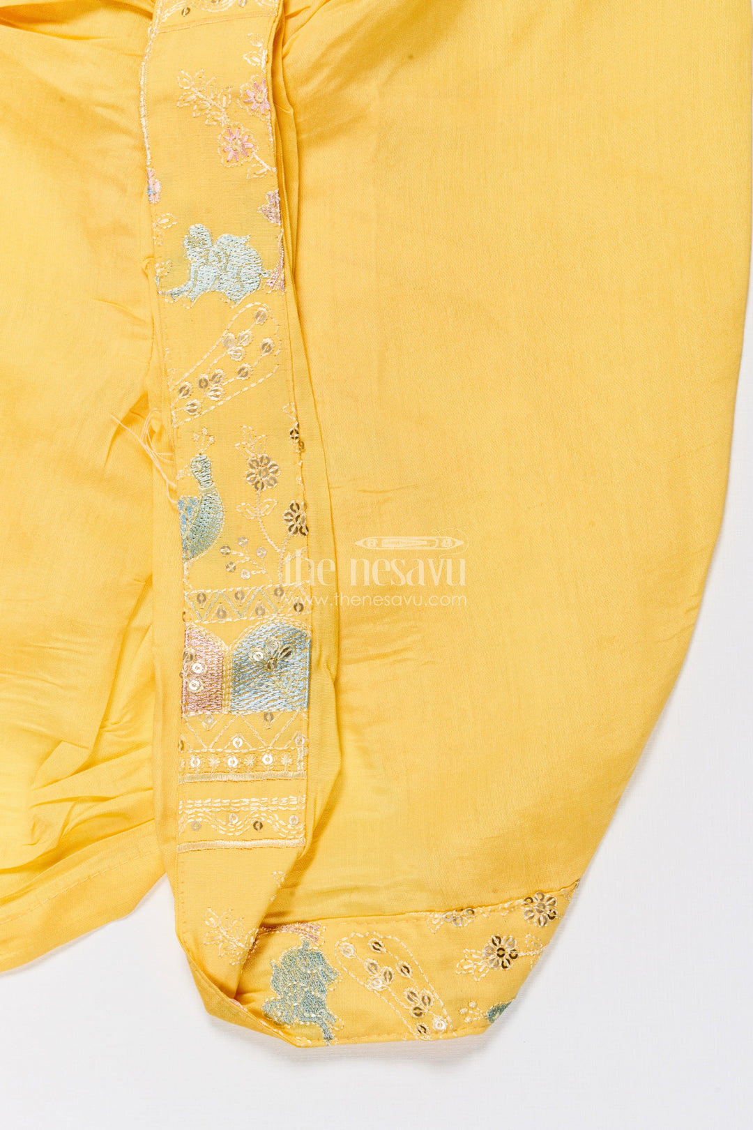 The Nesavu Boys Jacket Sets Boys Embroidered Jacket Set for Traditional Events and Festive Parties Nesavu Nesavu boys embroidered jacket kurta set silk blend ideal weddings pujas ethnic functions