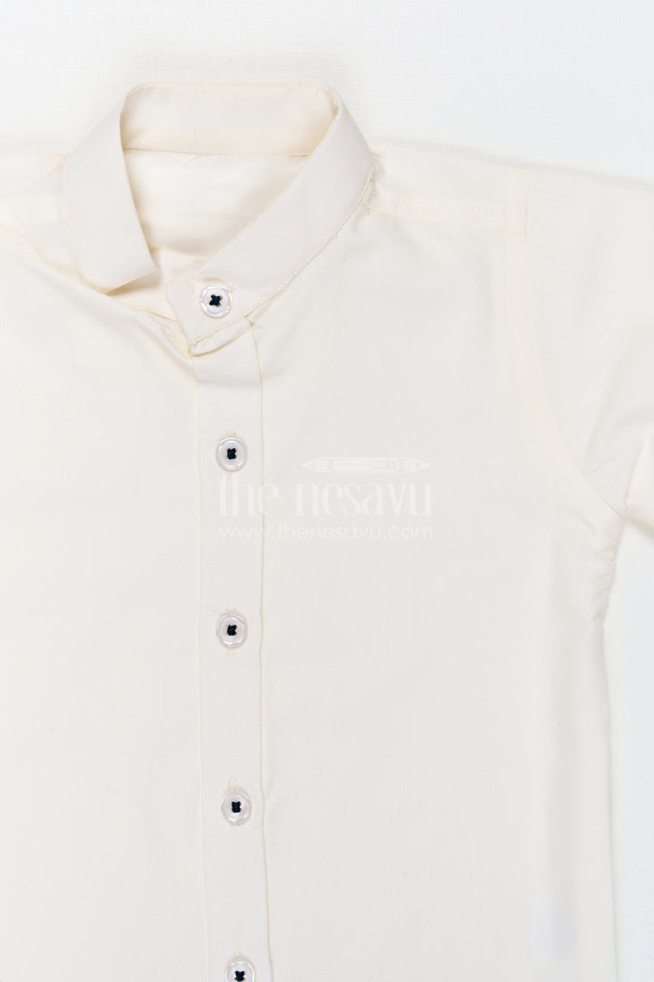 The Nesavu Boys Jacket Sets Boys Embroidered Jacket Set for Weddings and Festive Celebrations Nesavu Nesavu boys cotton cambric embroidered jacket set for weddings family celebrations and festive occasions