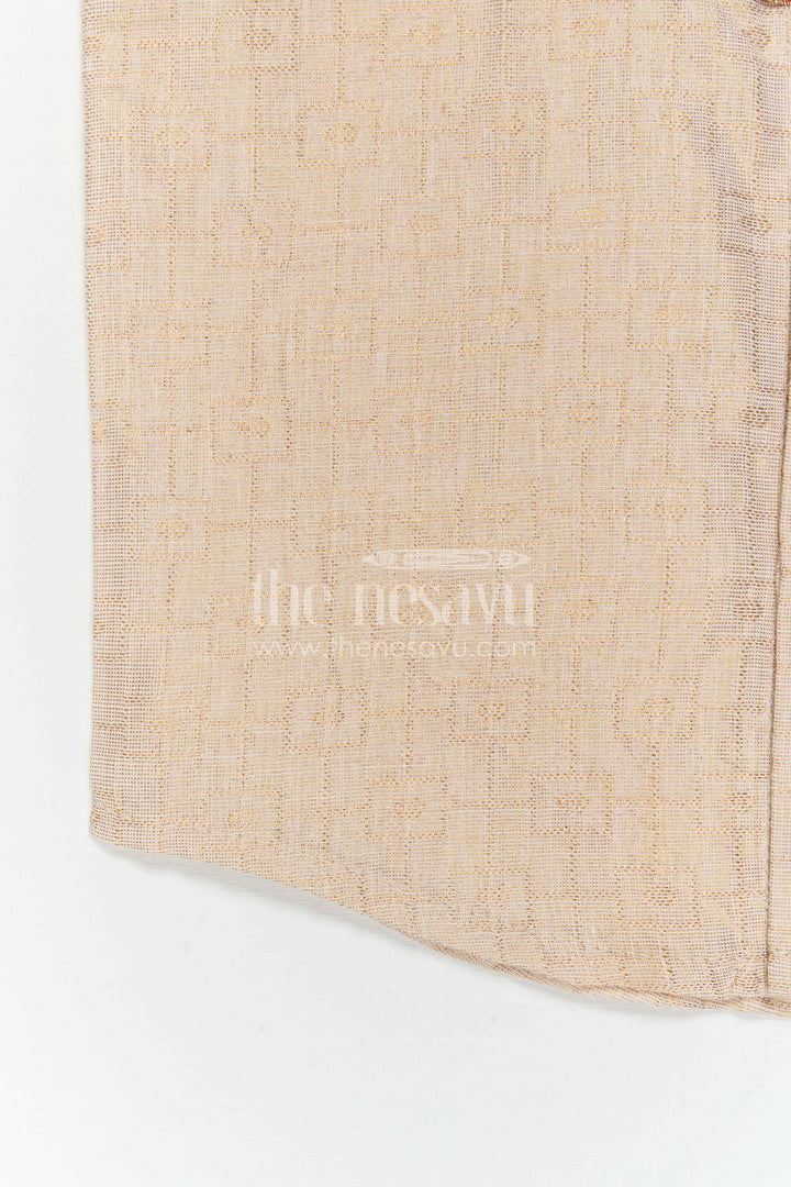 The Nesavu Boys Cotton Shirt Boys Ethnic Cotton Shirt for Pooja Functions and Traditional Styling Nesavu Nesavu Boys Ethnic Cotton Shirt With Baithani Border For Pooja Functions And Festive Wear