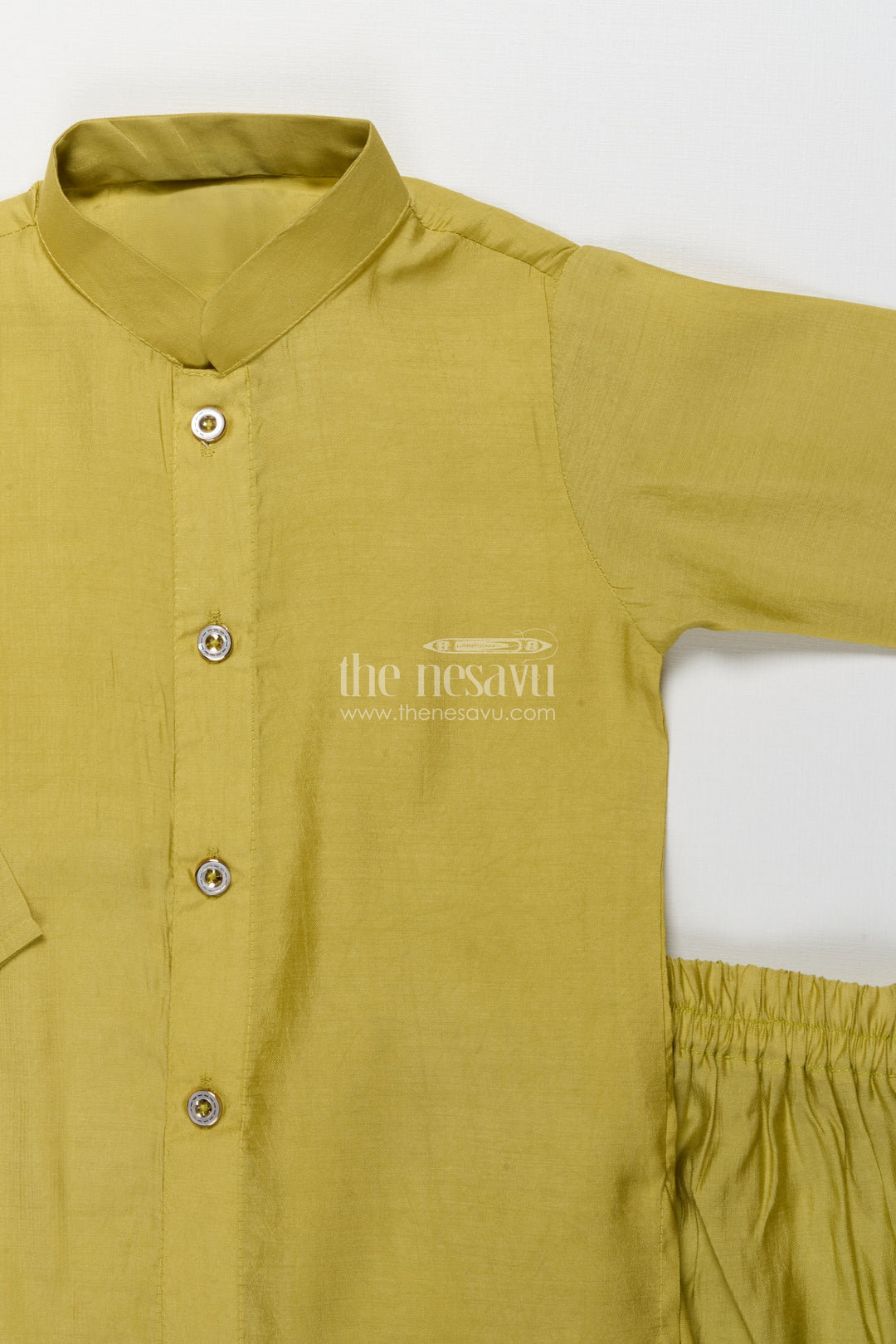 The Nesavu Boys Jacket Sets Boys Ethnic Jacket Kurta Set for Weddings and Festive Events Nesavu Nesavu boys ethnic silk blend jacket kurta set embroidery perfect weddings traditional occasions