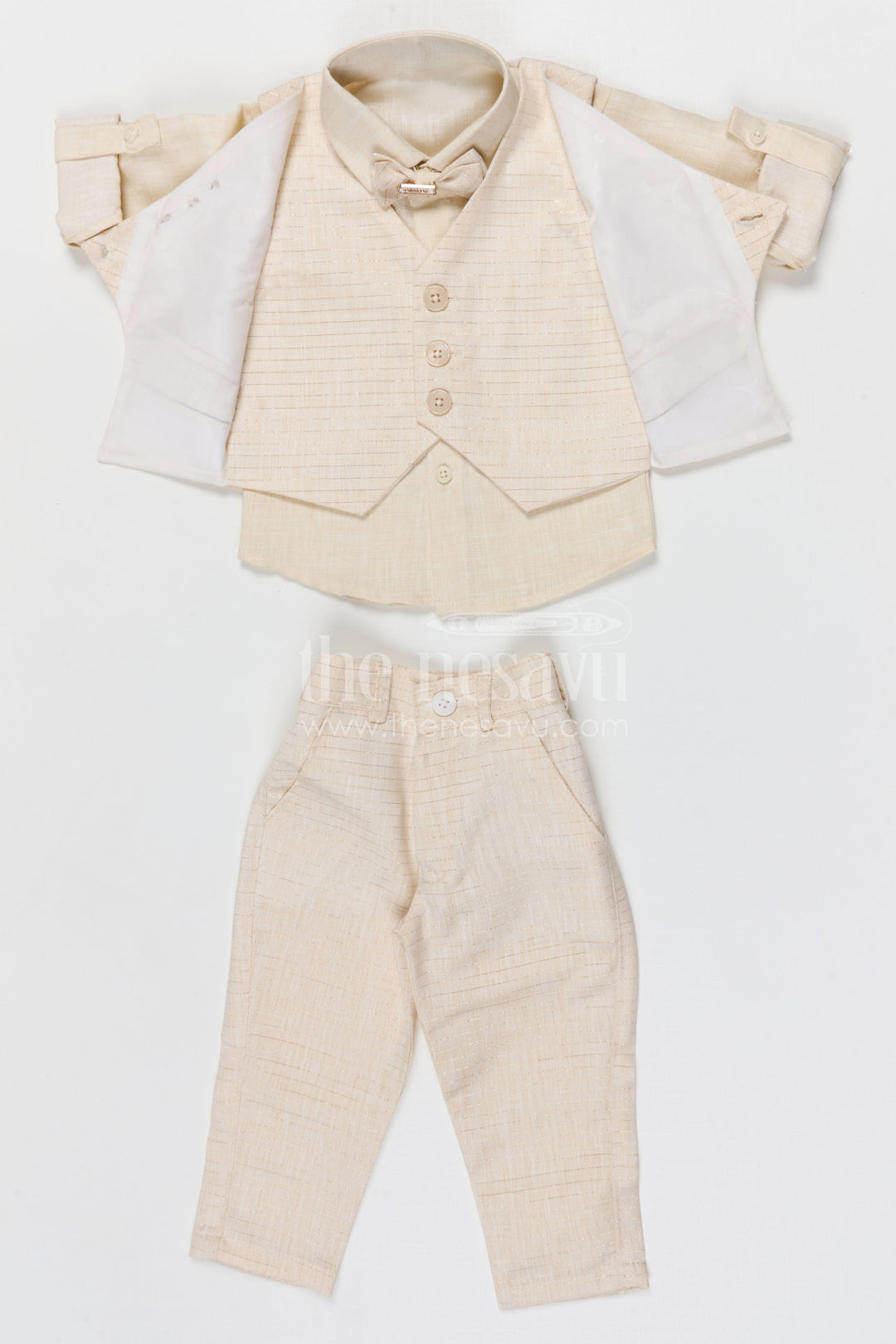 The Nesavu Boys Jacket Sets Boys Ethnic Jacket Set for Festive Events and Family Functions Nesavu Nesavu boys ethnic jacket set for festive occasions weddings and traditional celebrations