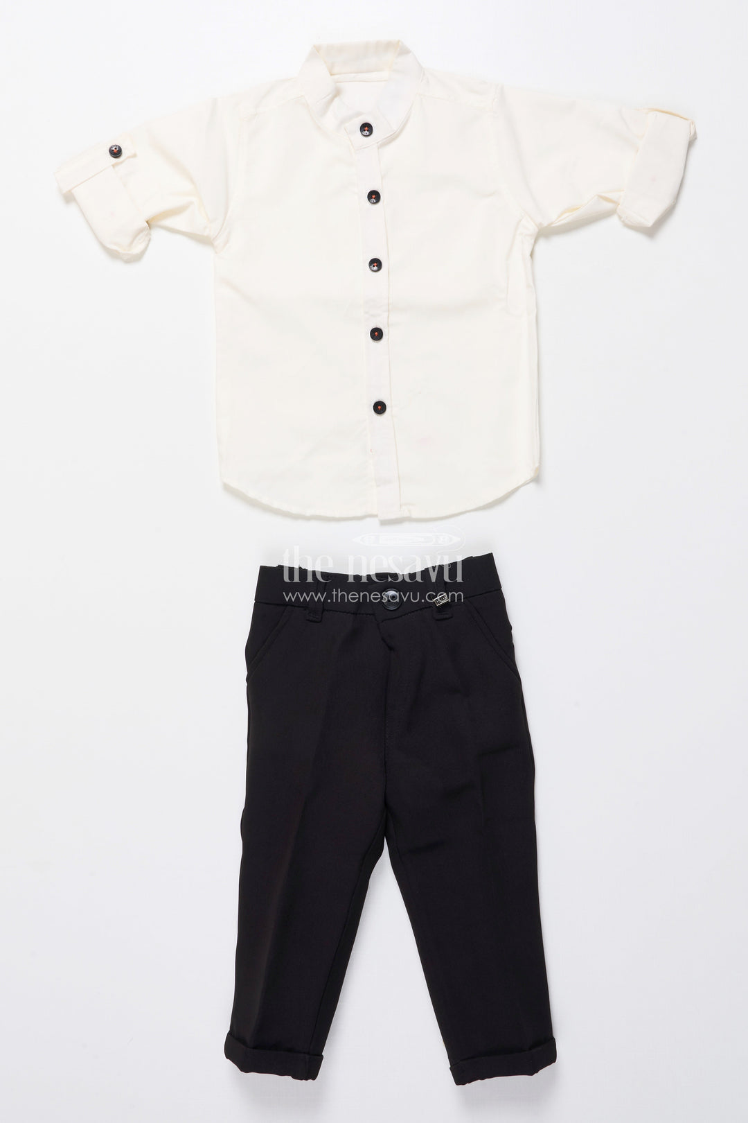 The Nesavu Boys Casual Set Boys Ethnic Outfit with Printed Nehru Jacket and Cotton Pants Nesavu Nesavu boys ethnic cotton outfit printed jacket shirt weddings functions