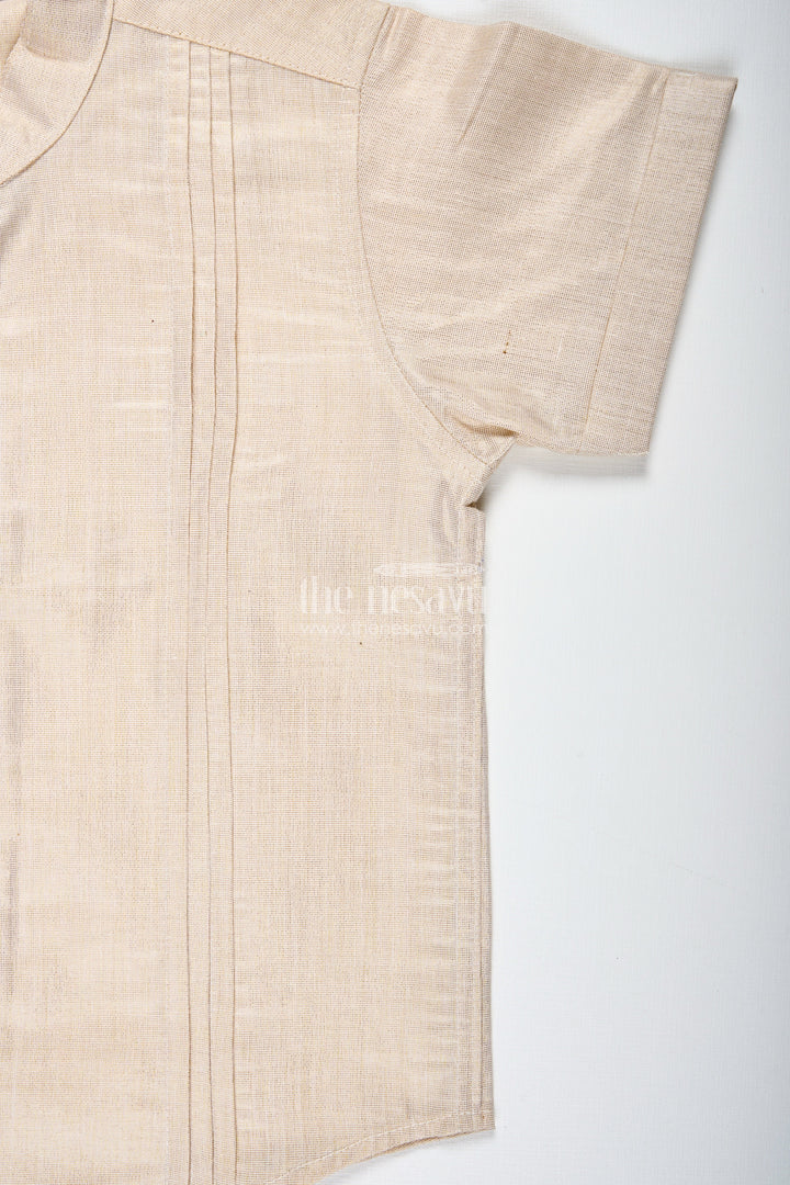 The Nesavu Boys Cotton Shirt Boys Ethnic Shirt for Traditional Functions and Weddings Nesavu Nesavu Toddler Boys Ethnic Shirt Cotton Tissue Ideal Weddings Traditional Events