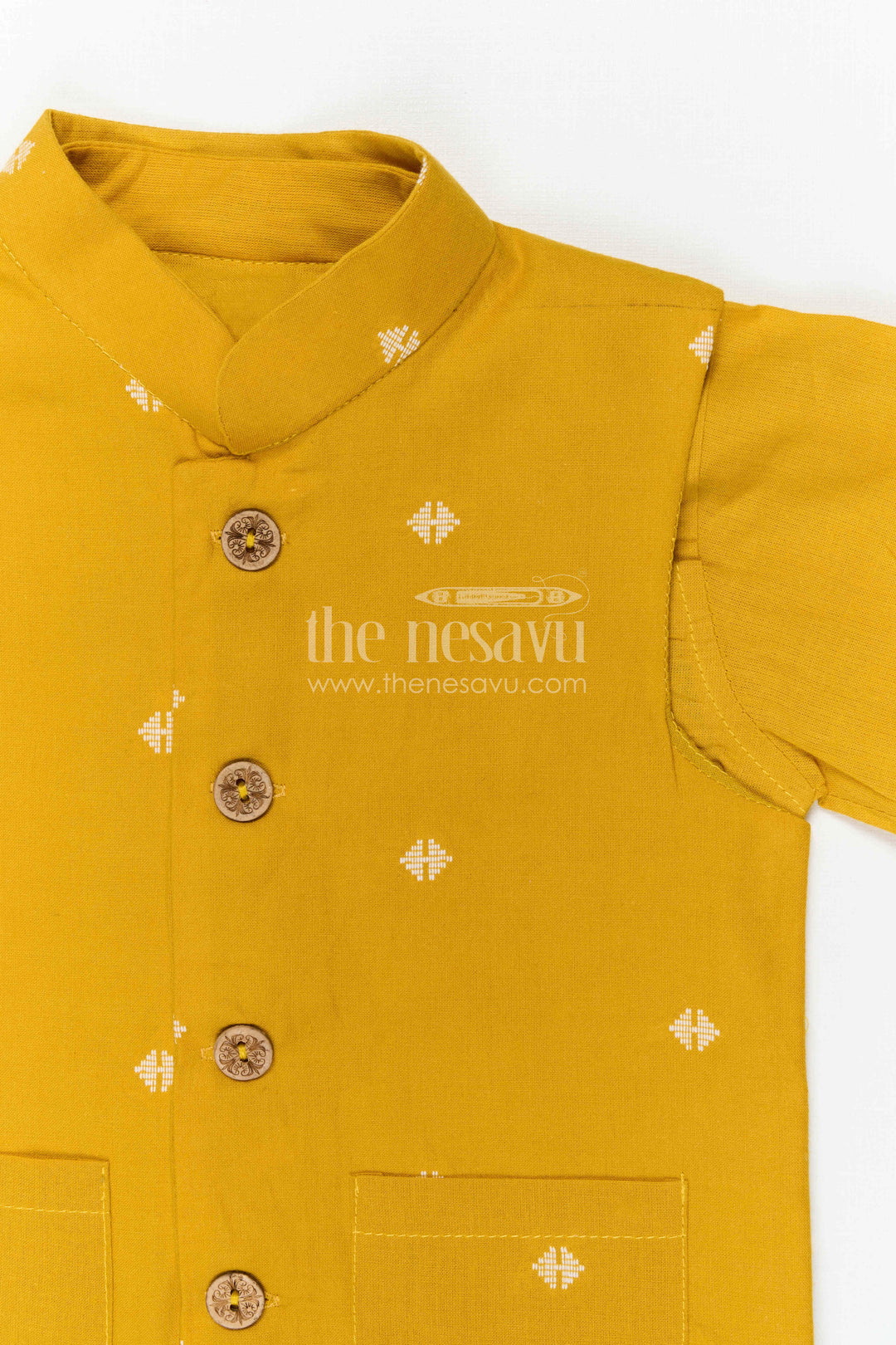 The Nesavu Boys Jacket Sets Boys Ethnic Type Jacket Set for Weddings and Festive Occasions Nesavu Nesavu boys ethnic jacket set for weddings and festive occasions with thread embroidery and comfortable fit
