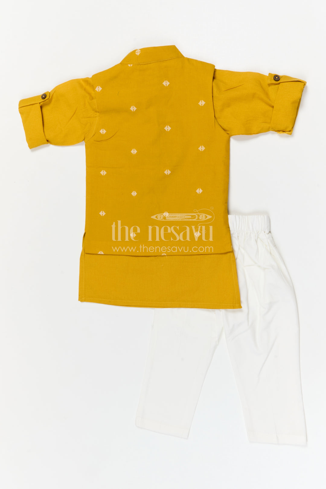 The Nesavu Boys Jacket Sets Boys Ethnic Type Jacket Set for Weddings and Festive Occasions Nesavu Nesavu boys ethnic jacket set for weddings and festive occasions with thread embroidery and comfortable fit