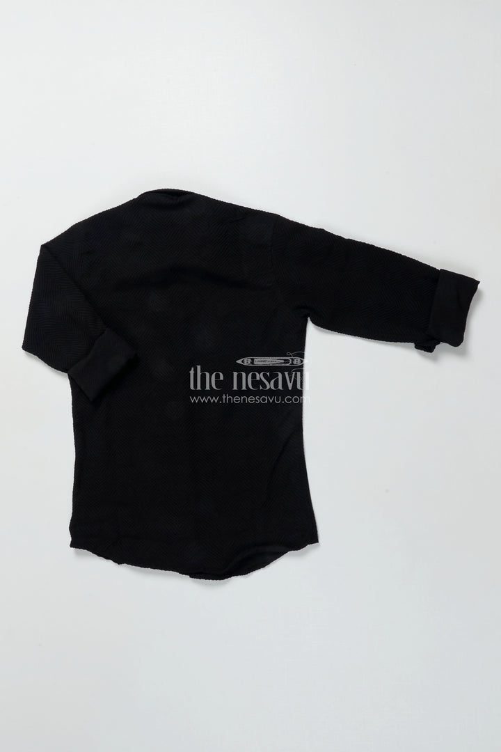 The Nesavu Boys Cotton Shirt Boys Festive Shirt for Traditional Functions and Celebrations Nesavu Nesavu boys festive shirt elegant embroidery traditional celebrations functions