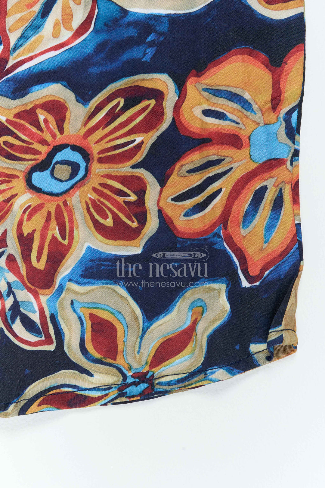 The Nesavu Boys Cotton Shirt Boys Floral Print Shirt for Birthdays Parties and Family Celebrations Nesavu Nesavu Boys Floral Print Shirt For Birthdays Parties Family Celebrations And Stylish Weekend Outings