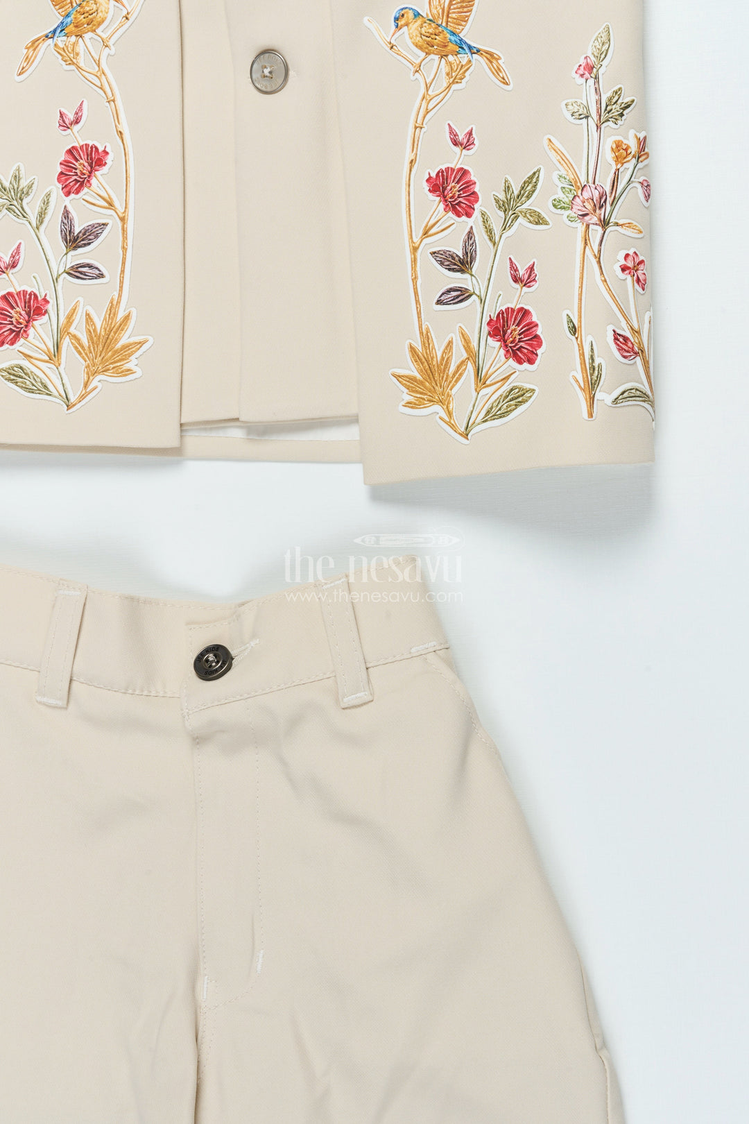 The Nesavu Boys Jacket Sets Boys formal Jacket Set for Weddings and Festive Occasions Nesavu Nesavu boys blazer jacket set terry rayon weddings formal festive wear