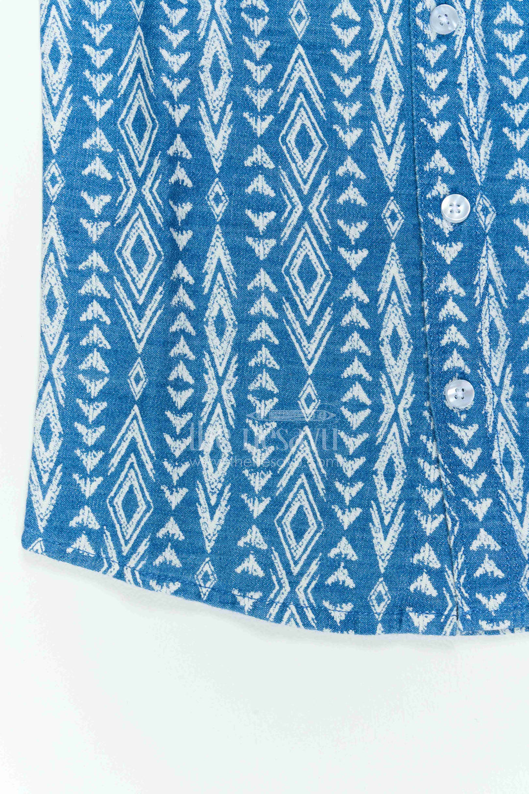 The Nesavu Boys Cotton Shirt Boys Geometric Print Shirt for Festive Lunches Travel and Weekend Occasions Nesavu Nesavu Boys Geometric Print Shirt For Festive Lunches Travel Weekend Outings And Smart Casual Occasions