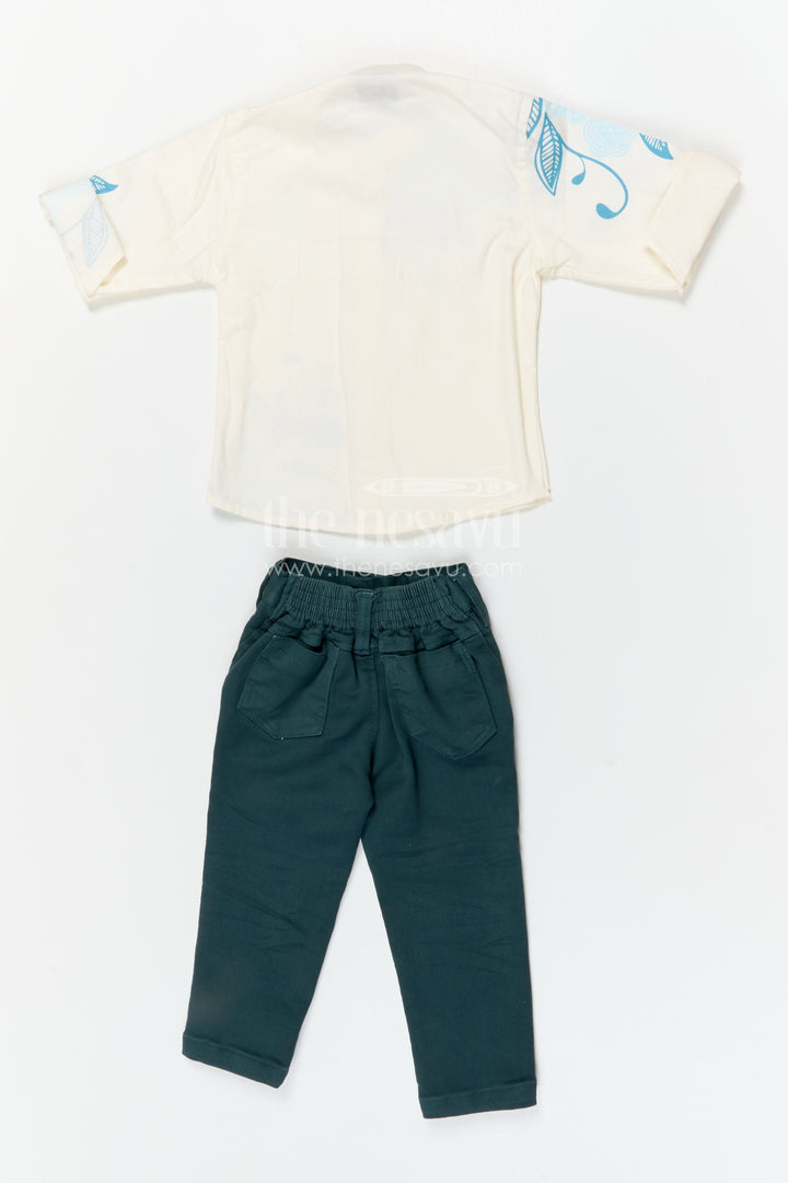 The Nesavu Boys Jacket Sets Boys Jacket Set for Festive Celebrations and Special Occasions Nesavu Nesavu boys viscose blend jacket set with designer jacket for festive celebrations and weddings