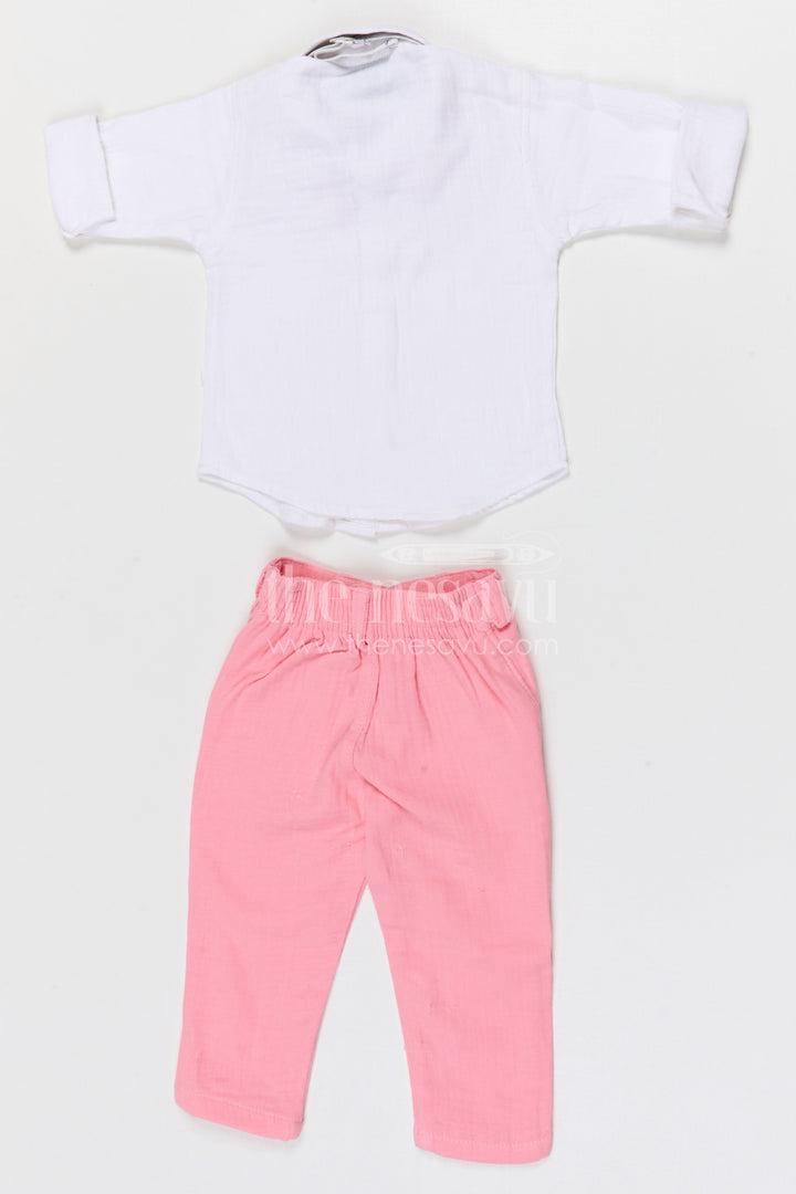 The Nesavu Boys Jacket Sets Boys Jacket Set for Festive Occasions and Traditional Celebrations Nesavu Nesavu boys muslin cotton jacket set for festive occasions weddings and cultural celebrations