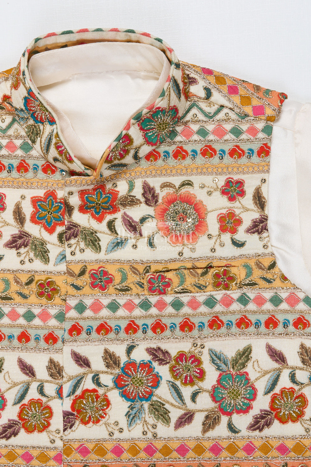 The Nesavu Boys Jacket Sets Boys Jacket Set for Weddings and Traditional Family Occasions Nesavu Nesavu boys ethnic jacket set designer Nehru jacket kurta festive celebrations