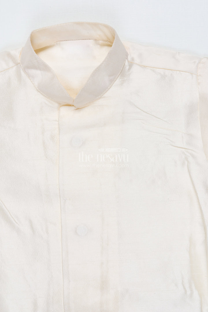 The Nesavu Boys Jacket Sets Boys Jacket Set for Weddings and Traditional Family Occasions Nesavu Nesavu boys ethnic jacket set designer Nehru jacket kurta festive celebrations