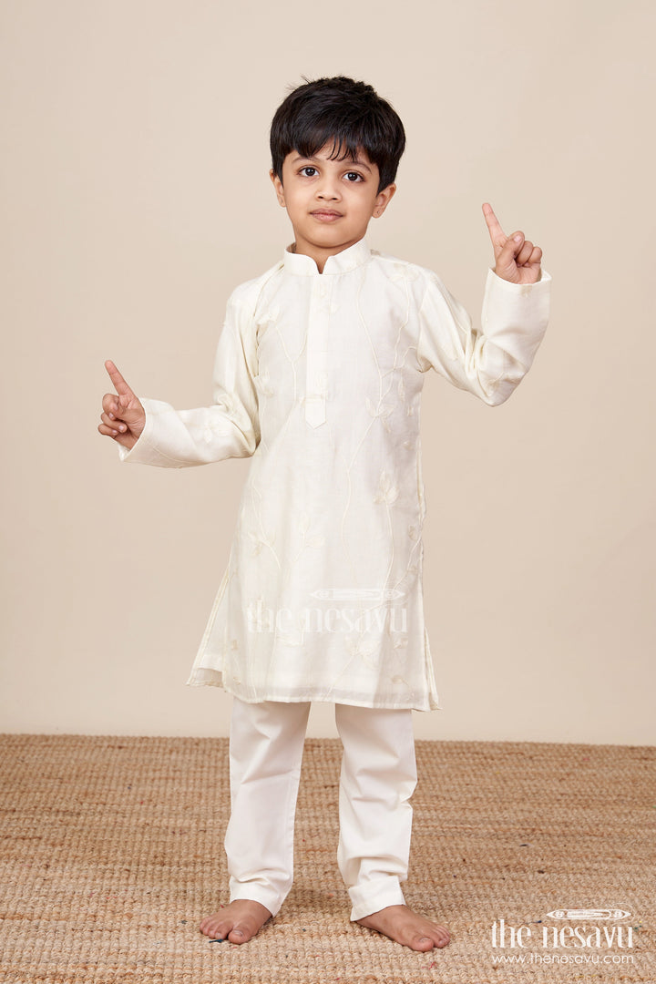 The Nesavu Boys Kurtha Set Boys Kurta Set for Traditional Functions and Family Events Nesavu Nesavu boys kurta set traditional occasions casual ethnic celebrations
