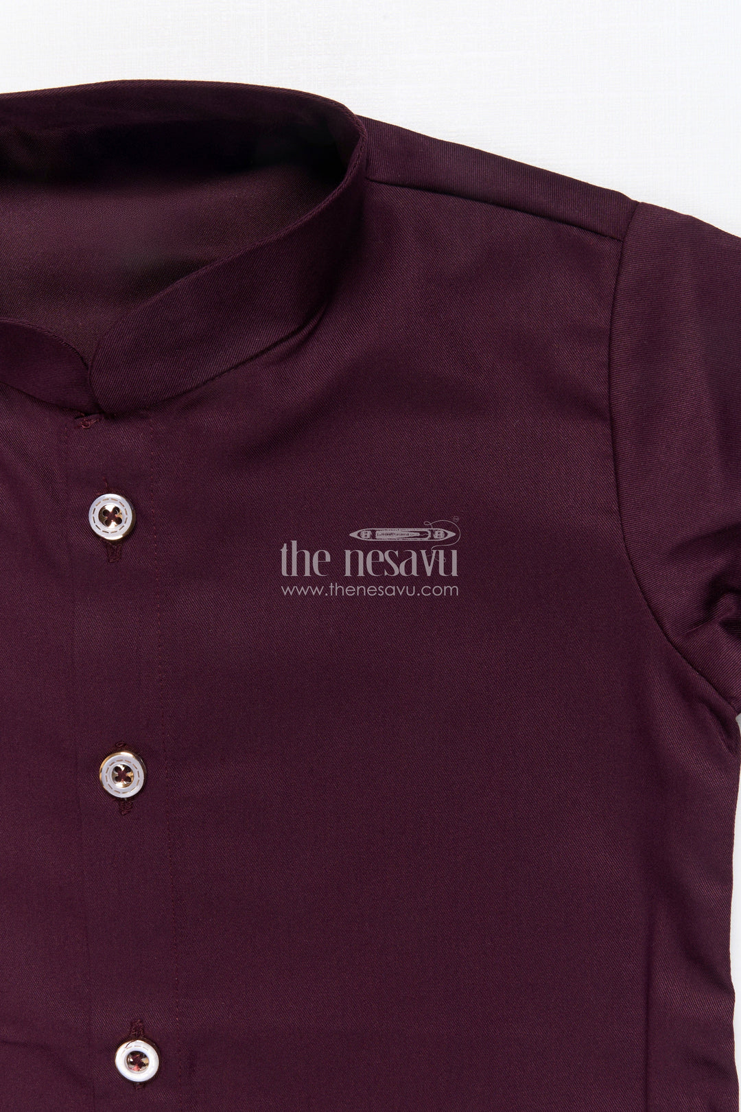 The Nesavu Boys Kurtha Set Boys Kurta Set with Embellished Jacket for Weddings and Festive Wear Nesavu Nesavu boys kurta set embellished tiger motif jacket ideal weddings festive celebrations