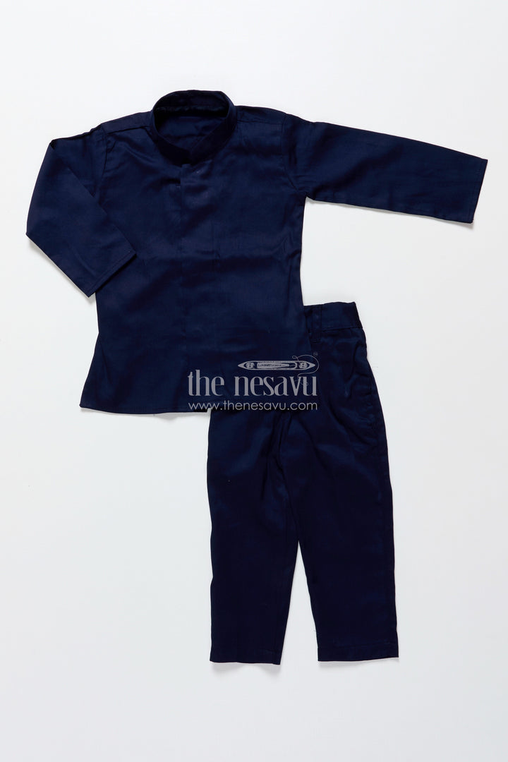 The Nesavu Boys Kurtha Set Boys Kurta Set with Embroidered Velvet Jacket for Festive Family Functions Nesavu Nesavu boys kurta set embroidered velvet jacket  perfect festive weddings receptions