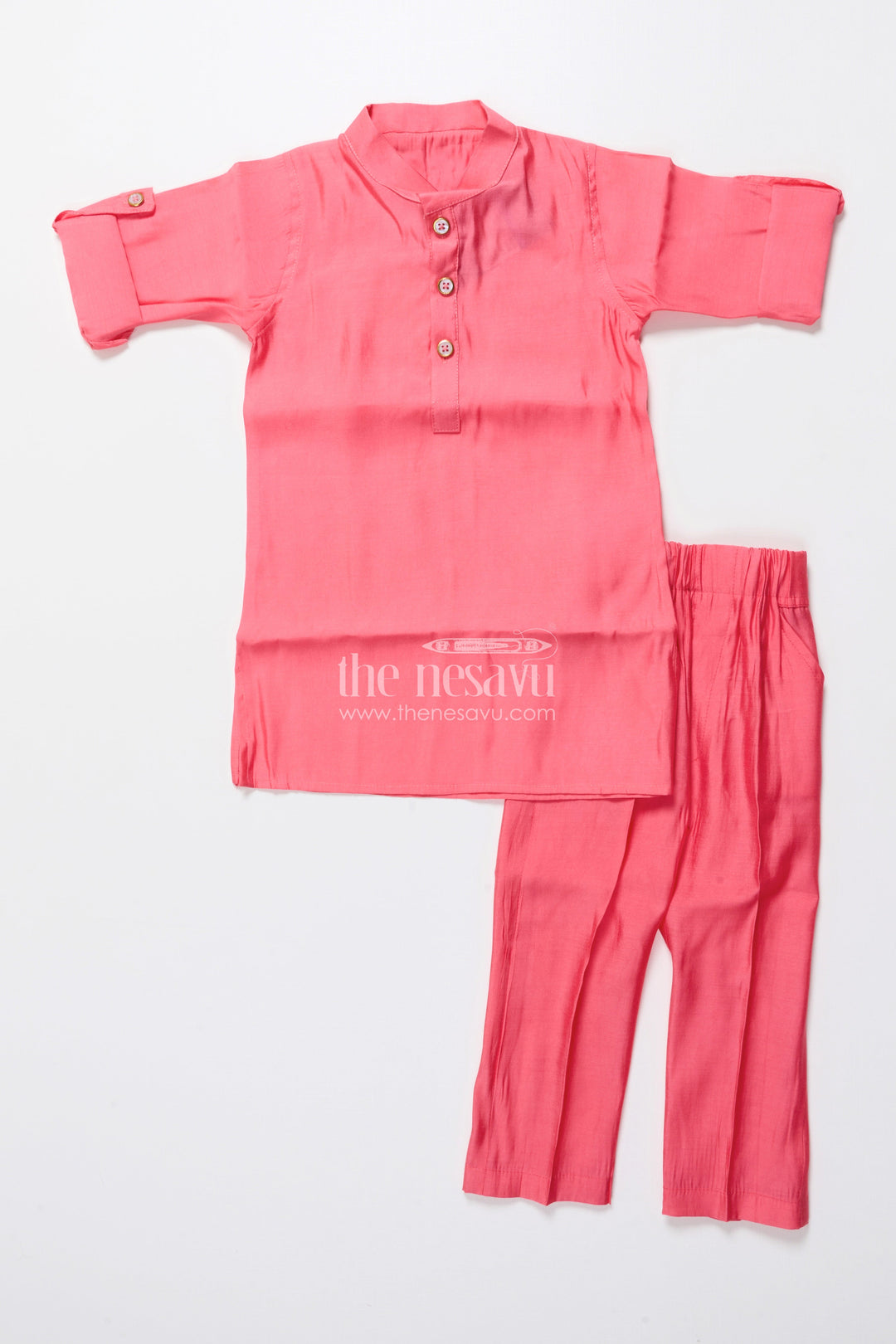 The Nesavu Boys Kurtha Set Boys Kurta Set with Vibrant Printed Jacket for Weddings and Festive Events Nesavu Nesavu boys kurta set vibrant cotton printed jacket weddings celebrations