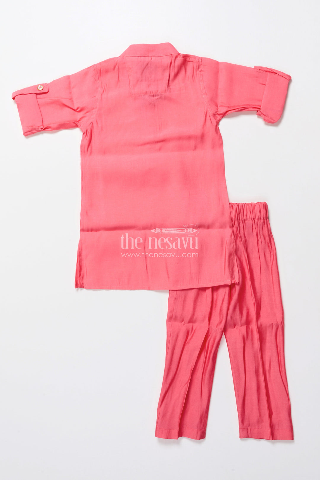 The Nesavu Boys Kurtha Set Boys Kurta Set with Vibrant Printed Jacket for Weddings and Festive Events Nesavu Nesavu boys kurta set vibrant cotton printed jacket weddings celebrations