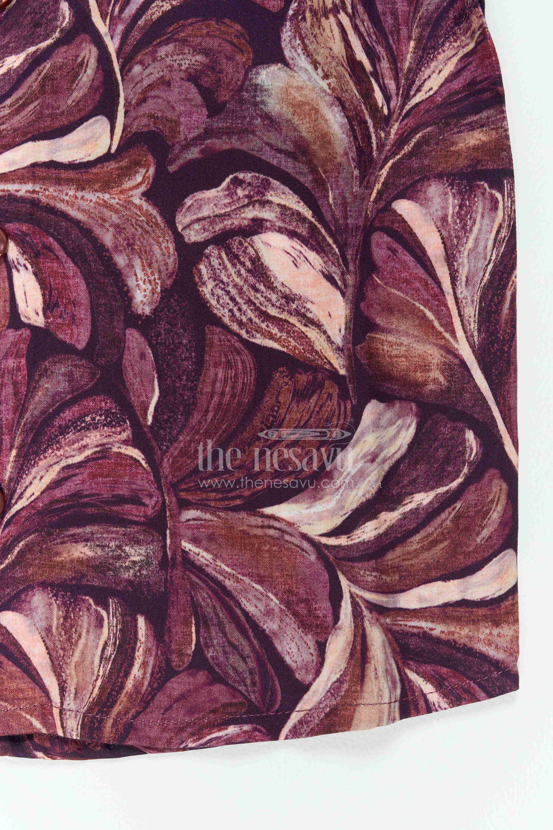 The Nesavu Boys Cotton Shirt Boys Leaf Print Shirt for Festive Dinners Birthdays and Stylish Family Outings Nesavu Nesavu Boys Leaf Print Shirt For Festive Dinners Birthdays Family Outings And Stylish Weekend Occasions
