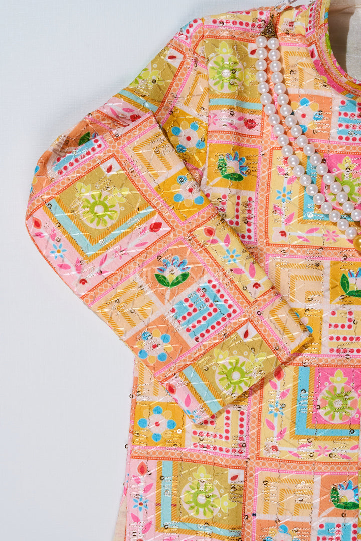 The Nesavu Boys Kurtha Set Boys Light Pink Kurta with Embroidered Jacket and Dhoti for Traditional Festive Wear Nesavu Boys Light Pink Kurta Embroidered Jacket Dhoti Ethnic Festive Wear | The Nesavu