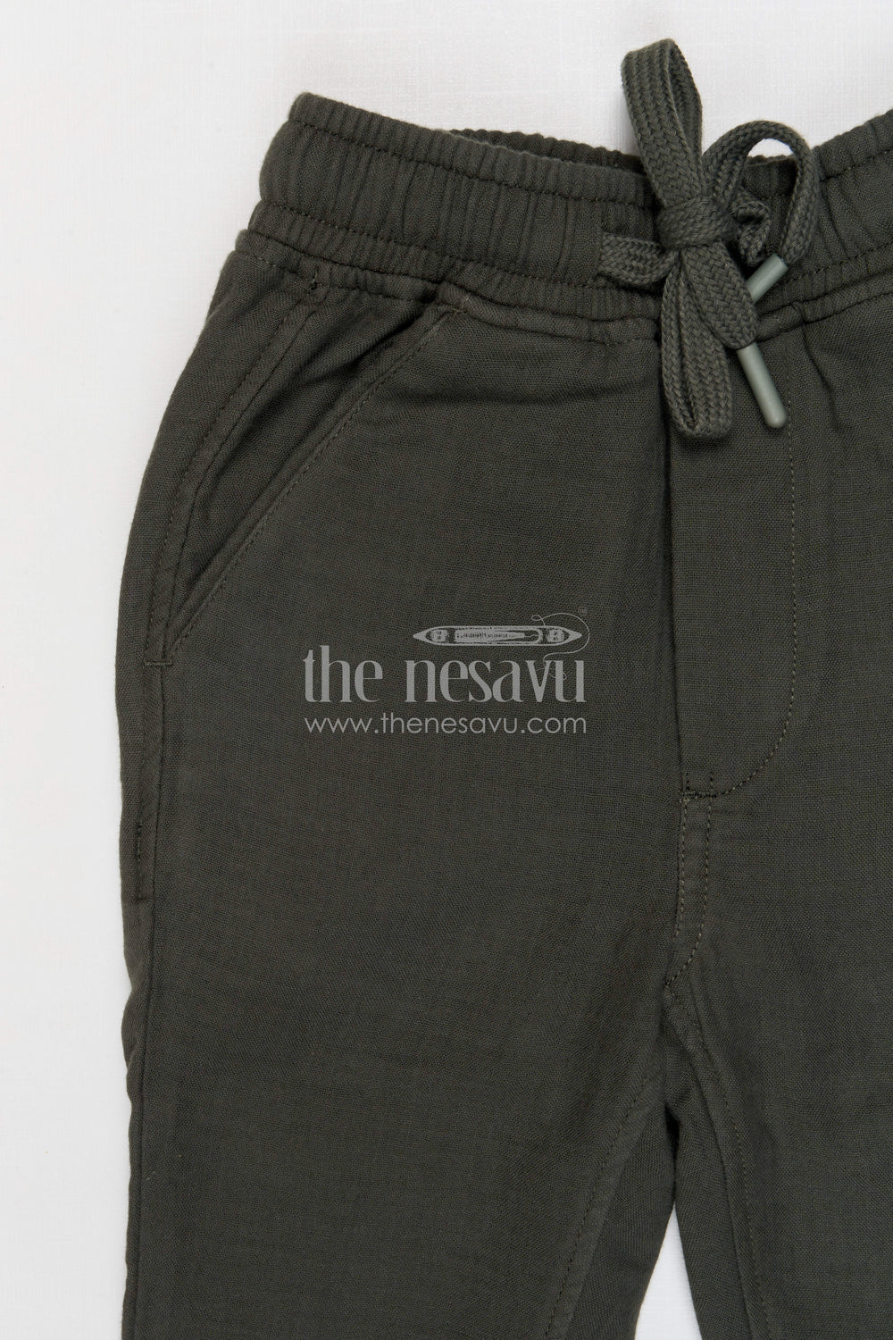 The Nesavu Boys Pant Boys Lightweight Muslin Cotton Pants for Playtime and Daily Wear Nesavu Nesavu boys lightweight muslin cotton pants for playtime and daily wear breathable kids pants