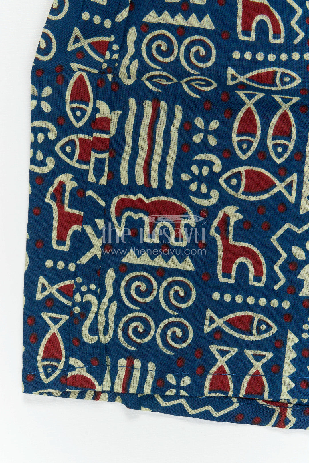 The Nesavu Boys Casual Set Boys Matching Set for Travel and Everyday Comfort Nesavu Nesavu Boys Cotton Matching Set For Travel And Everyday Wear With Digital Print Shirt And Shorts