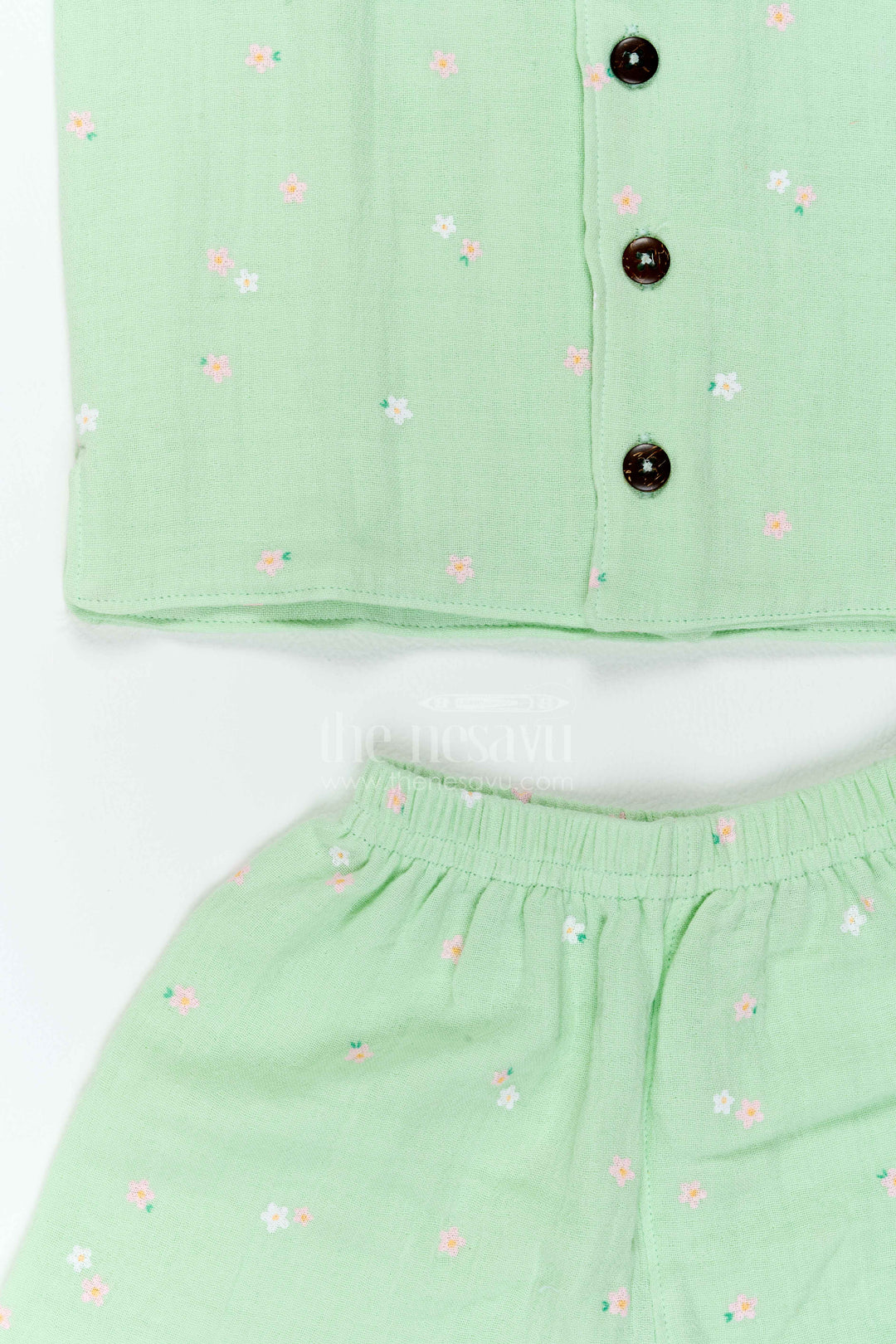 The Nesavu Boys Casual Set Boys Muslin Casual Set for Playdates Travel and Relaxed Weekends Nesavu Nesavu Boys Muslin Casual Set For Playdates Travel Family Outings And Relaxed Summer Weekends