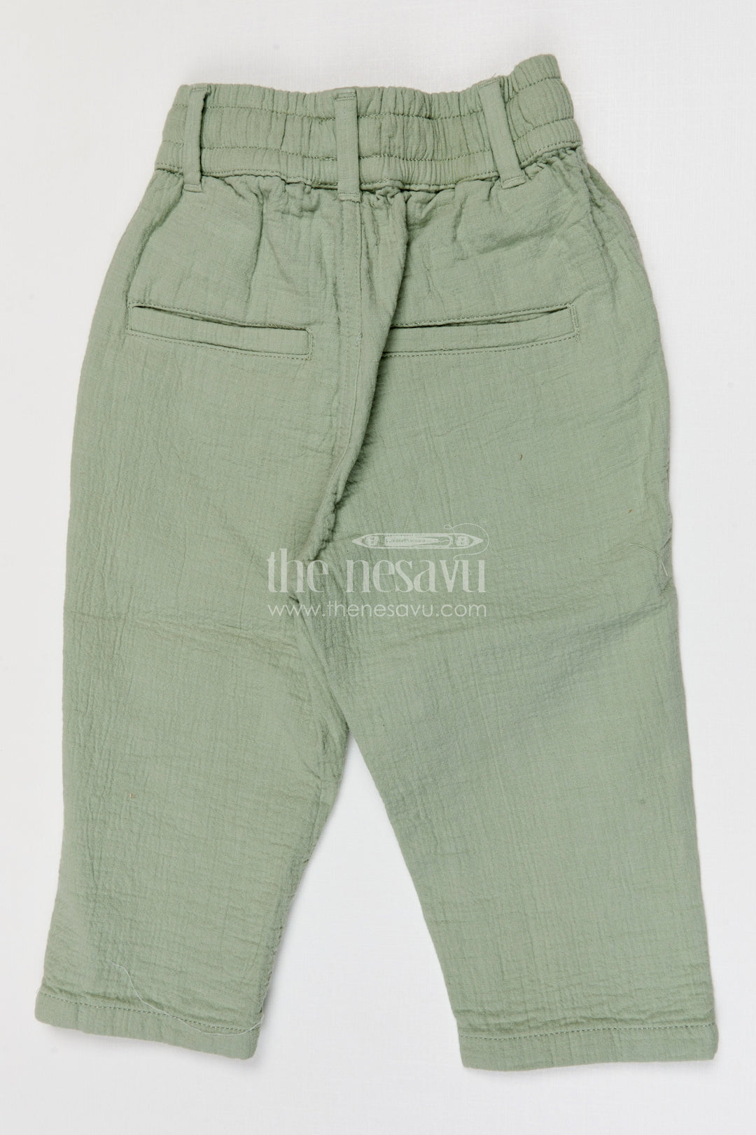 The Nesavu Boys Pant Boys Muslin Cotton Pants for Relaxed Play and Everyday Comfort Nesavu Nesavu boys muslin cotton pants for play and everyday comfort breathable kids casual pants