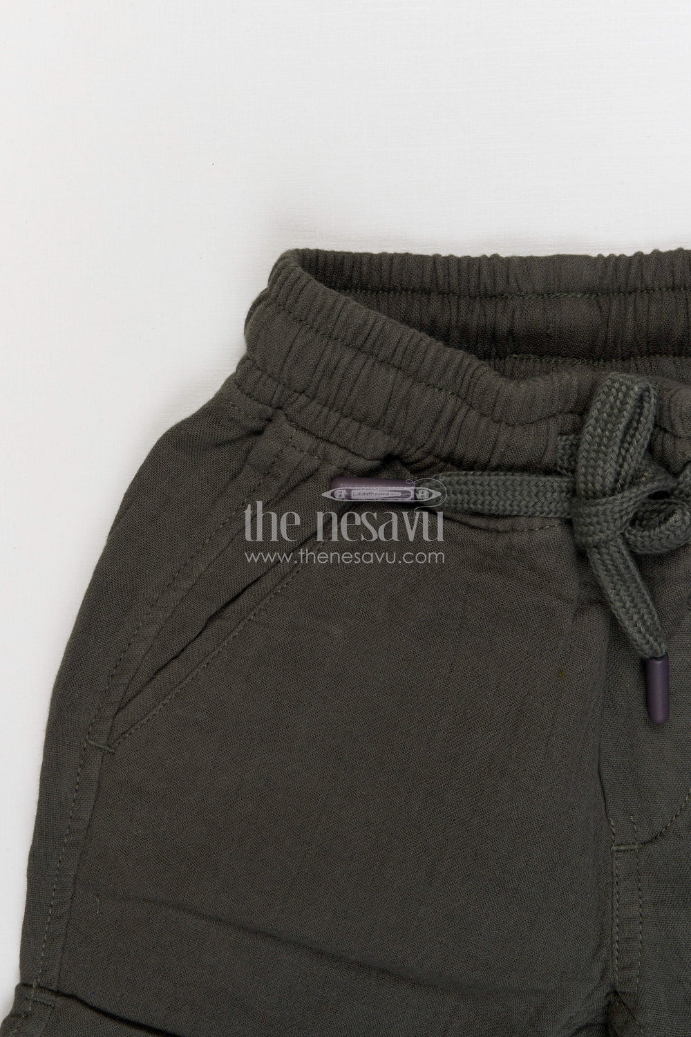 The Nesavu Boys Shorts Boys Muslin Cotton Shorts for Playground Fun and Daily Wear Nesavu Nesavu boys muslin cotton shorts for playground fun breathable kids drawstring summer shorts