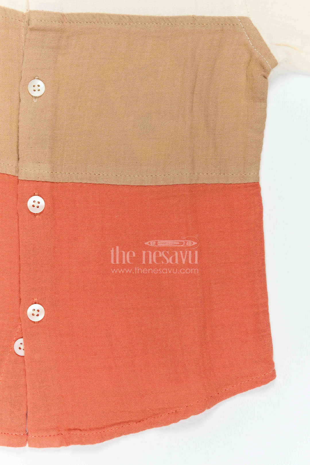 The Nesavu Boys Cotton Shirt Boys Muslin Shirt for Celebrations Family Dinners and Smart Outings Nesavu Nesavu Boys Muslin Shirt For Celebrations Family Dinners Birthdays And Polished Smart Casual Outings