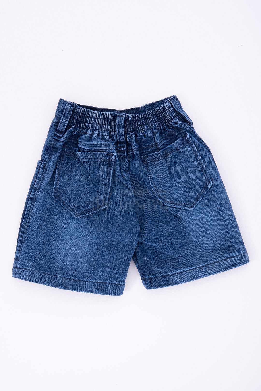 The Nesavu Boys Shorts Boys Navy Denim Shorts with Elastic Waistband Nesavu The Nesavu Boys Navy Denim Shorts with Elastic Waist