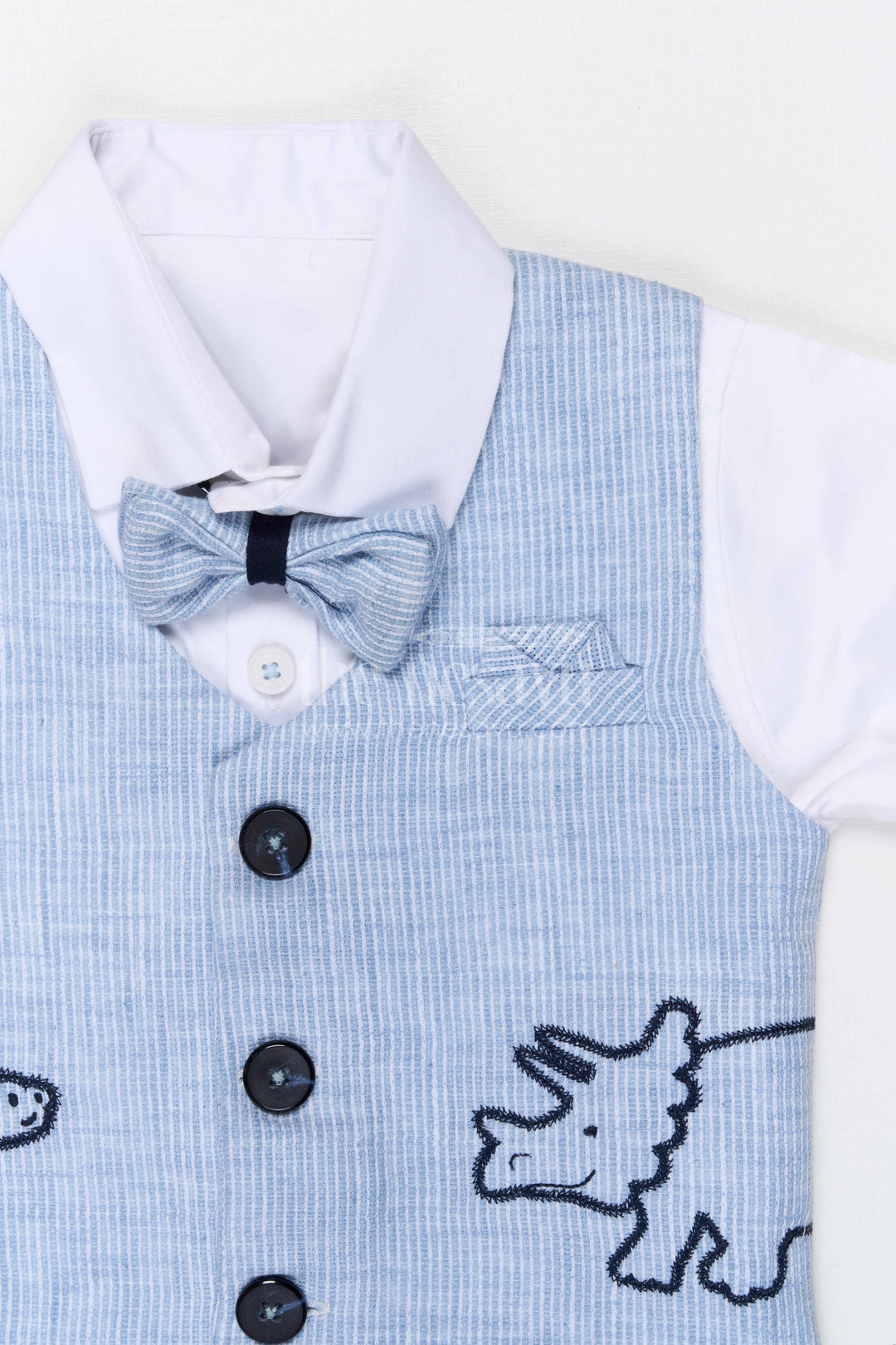 The Nesavu Boys Jacket Sets Boys Party Wear Jacket Set for Birthdays and Celebrations Nesavu Nesavu boys cotton embroidered jacket set for birthday parties celebrations and special occasions