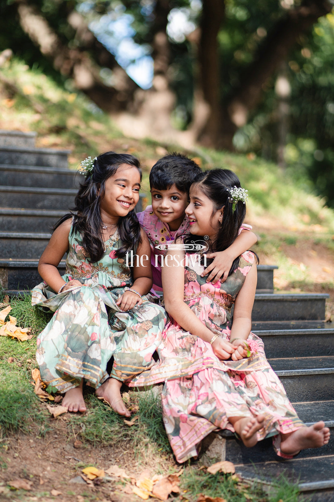 The Nesavu Boys Jacket Sets Boys Pink Embroidered Jacket with Kurta and Dhoti Pant Set Nesavu Boys Festive Pink Embroidered Jacket Dhoti Set | The Nesavu